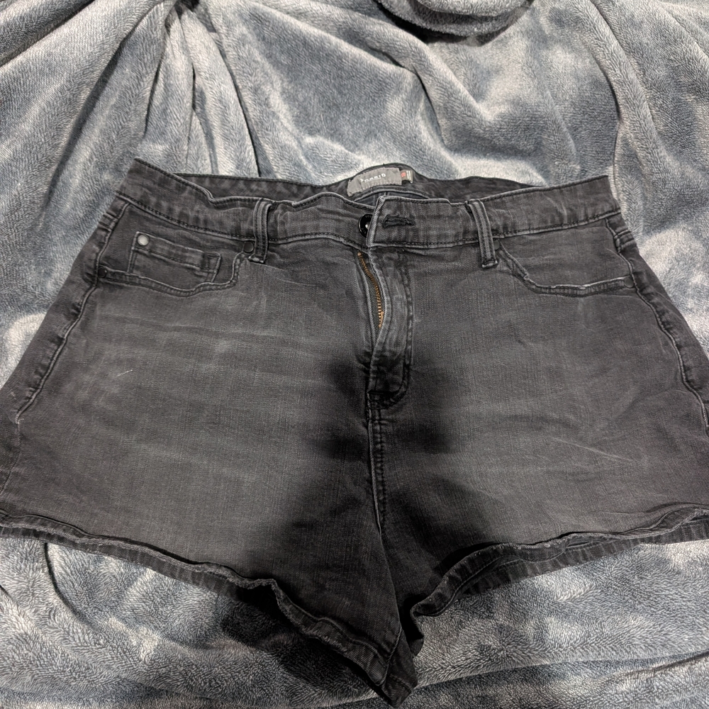Torrid Charcoal Jean Shorts